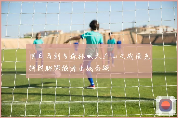 明日马刺与森林狼天王山之战福克斯因脚踝酸痛出战存疑